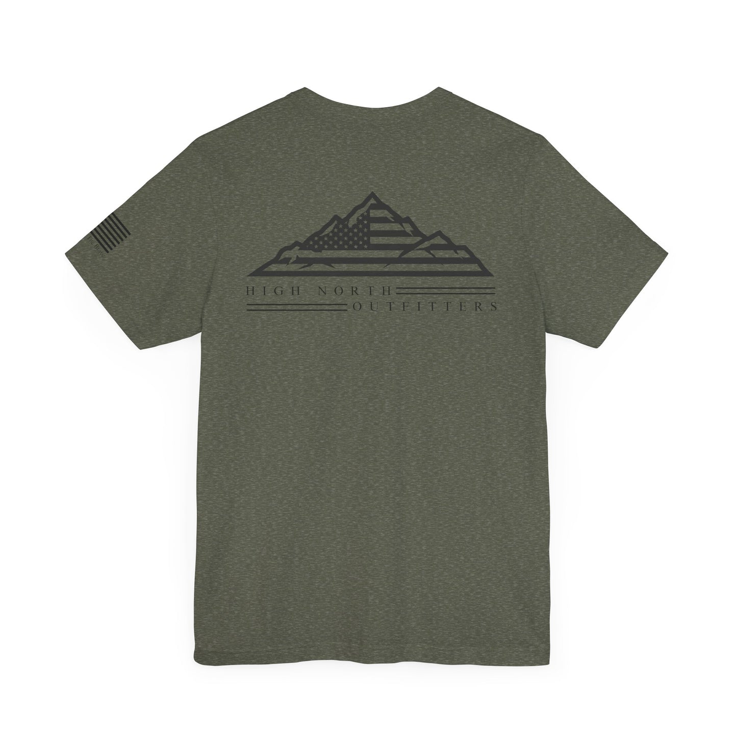 Mountain + Flag - Jersey Short Sleeve Tee