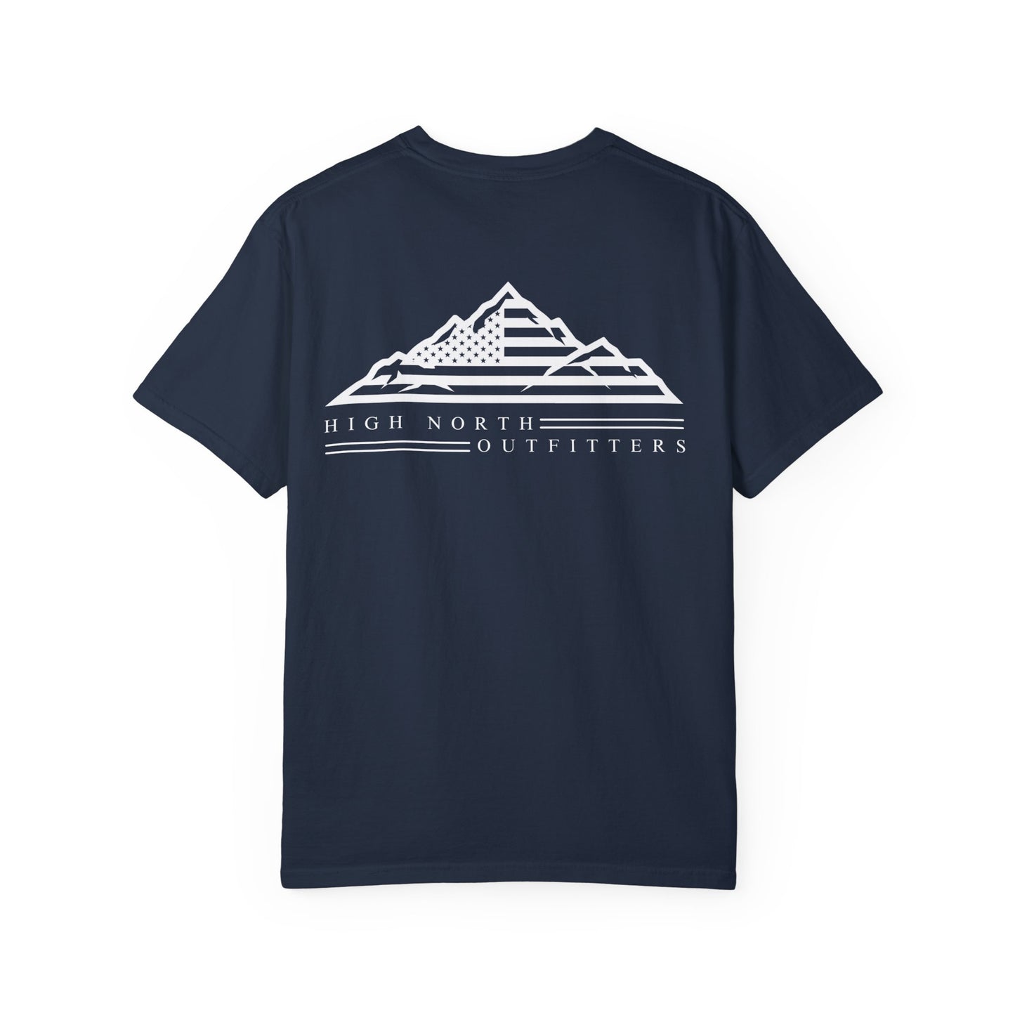 Mountain + Flag - Comfort Colors T-Shirt