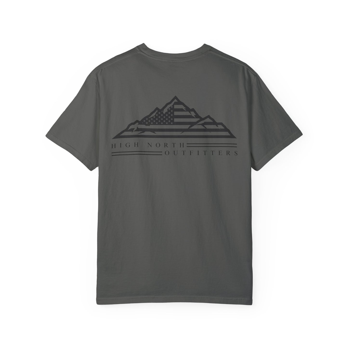 Mountain + Flag - Comfort Colors T-Shirt