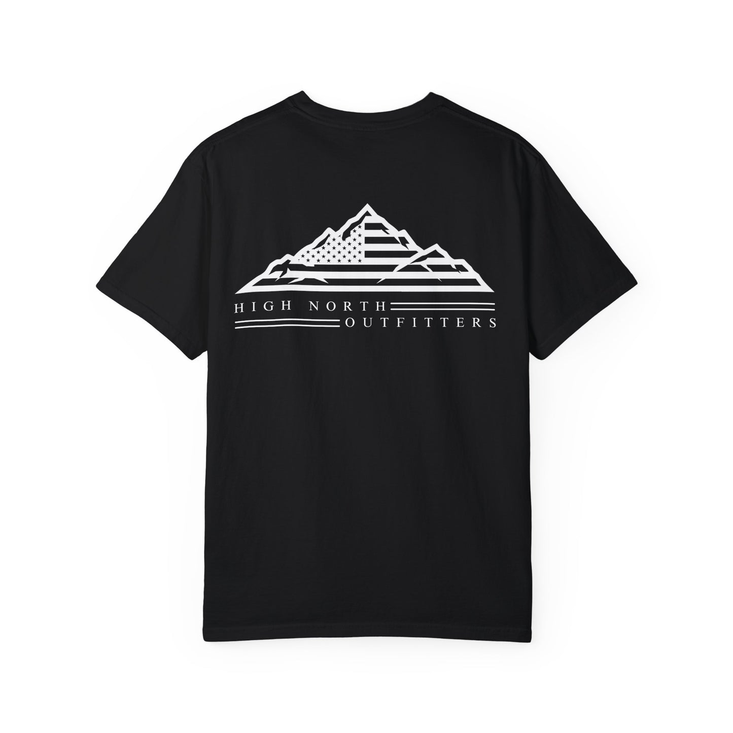 Mountain + Flag - Comfort Colors T-Shirt