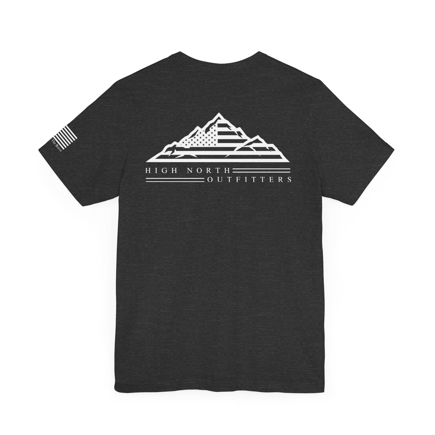 Mountain + Flag - Jersey Short Sleeve Tee