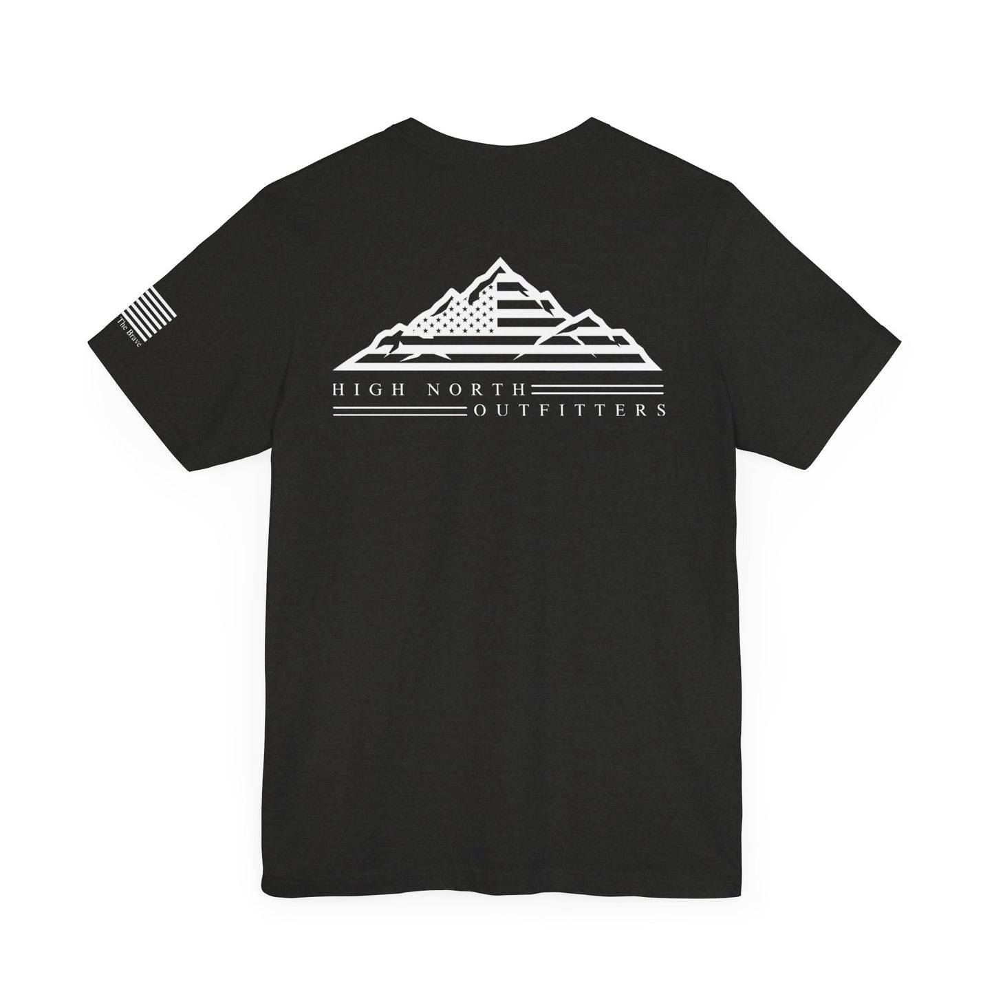 Mountain + Flag - Jersey Short Sleeve Tee