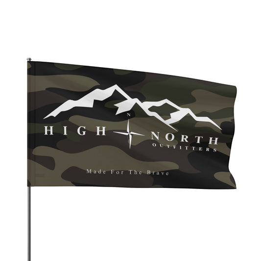 High North Outfitters Made For The Brave - Camo Flag