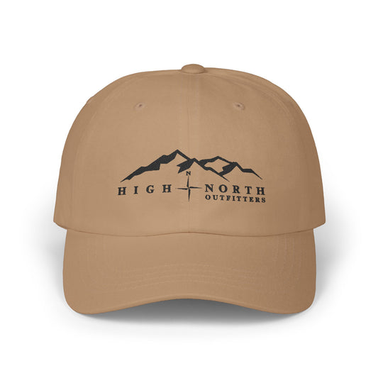 High North Outfitters Classic Logo Black - Embroidered Dad Cap