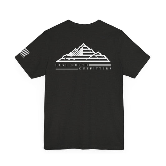 Mountain + Flag - Jersey Short Sleeve Tee